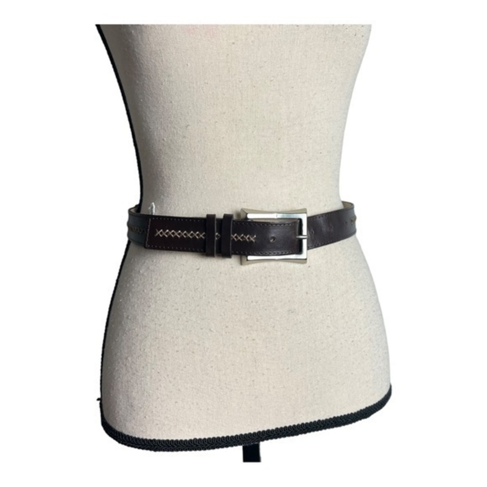 Claudio Orciani Brown Genuine Leather Belt